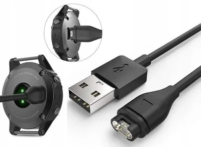 Produktbild von Garmin Vivosport USB-Ladekabel Ersatzkabel Schwarz