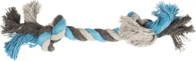 Produktbild von Duvoplus Baumwollknoten blau - 15cm