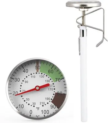 Image de Thermomètre en acier inoxydable - Thermomètre de cuisine - 1 pièce - Pour usage domestique