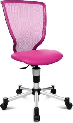 Produktbild von Topstar Kinderdrehstuhl Titan Junior, 71487 S04 pink, silber Stoff