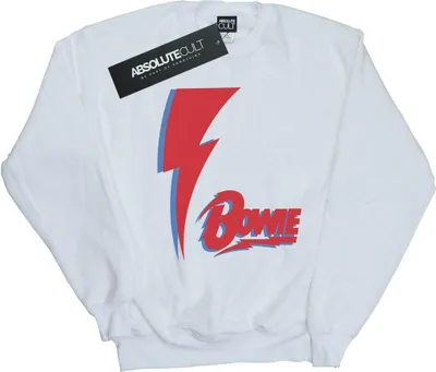 Produktbild von David Bowie - Sweatshirt für Damen BI14821 (S) (Weiß)