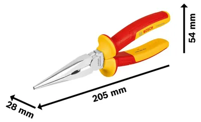 Image de Bosch Spitzzange VDE gerade 200mm (1600A02NE3)