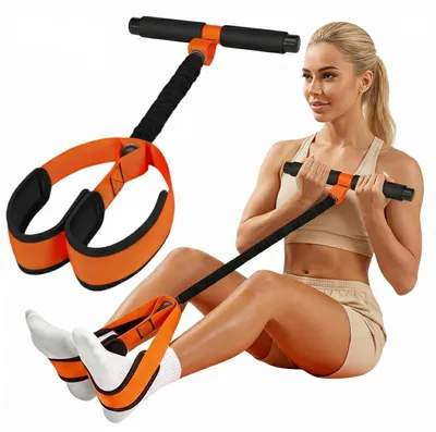 Immagine prodotto di Solidchoice - Fascia di resistenza per pedali - Arancione, ideale per allenare addominali, gambe e glutei a casa