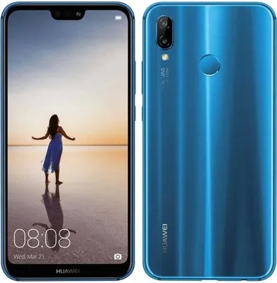 Produktbild von Huawei Smartphone P20 Lite, 64GB, Dual-SIM, Farbe: Blau