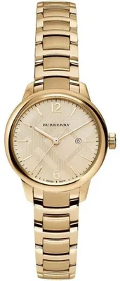 Immagine prodotto di Orologio da polso da donna Burberry, modello The Classic BU10109, acciaio inossidabile, color oro