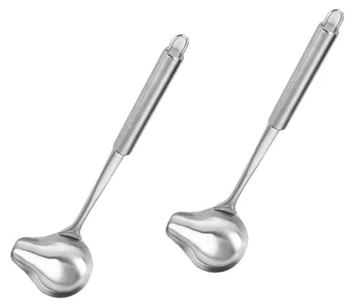 Sauslepel 2 Stück Edelstahl mit Ausgießtülle