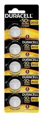 Produktbild von Duracell Batterie Knopfzelle CR2032* - Batterie - CR2032