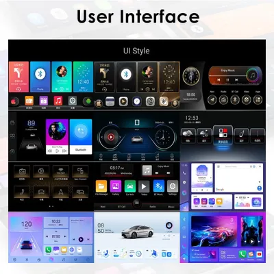 Produktbild von Android 13 Autoradio – Multimediasystem für das Auto – Navigationssystem – DAB+ Radio – Unterhaltungsdisplay mit Touchscreen