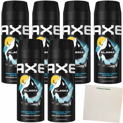 Produktbild von Axe Bodyspray Alaska (6x150ml Deospray) VPE + usy Block