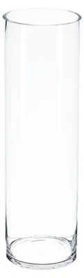 Zdjęcie produktu dla Przezroczysty wazon cylindryczny, wys. 50 cm, szkło