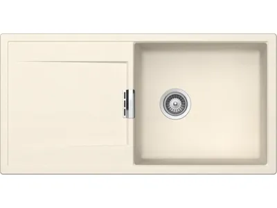 Produktbild von Schock Auflage-Einbauspüle Mono D-100L A Magnolia inklusive Holzschneidbrett
