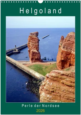 Produktbild von Helgoland, Perle der Nordsee (Wandkalender 2026 DIN A3 hoch), CALVENDO Monatskalender