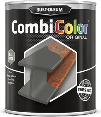 Produktbild von Rust Oleum CombiColor Original Hochglanz RAL 7005 mausgrau 750ml
