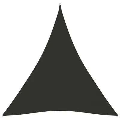Produktbild von Sonnensegel Oxford Gewebe wasserdicht mit UV-Schutz für Garten Terrasse Balkon Sonnenschutz Windschutz und Schattensegel Beschattung reißfest Dreieck Anthrazit 4 x 5 x 5m