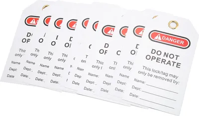Obrázok produktu pre Lockout Tagout Tag,Lockout Tag,Tagout Sign,Lockout Sign,Danger Tagout Tag,Loto Tag