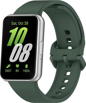 Productafbeelding van imoshion Siliconen bandje voor de Samsung Galaxy Fit 3 - Donkergroen