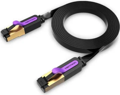 Produktbild von Vention ICABQ, 20 m, Cat7, RJ-45, RJ-45, Schwarz