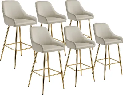 Produktbild von tectake® Barstuhl Avane 48,5 x 57 x 108 cm, Belastbarkeit 120 kg