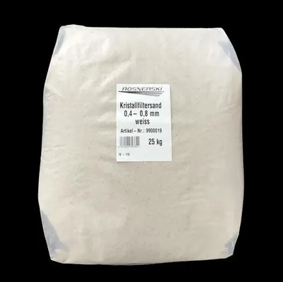 Produktbild von Kristallfiltersand 0,4 - 0,8 mm 25 kg Quarzsand