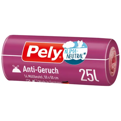Immagine prodotto di Pely clima neutro antiodore pratico con coulisse 25 litri 14 pezzi