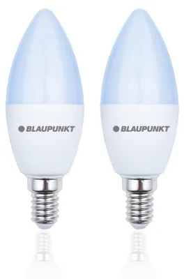 Produktbild von Blaupunkt Glühbirne e14 - Led Lampe - Matt, 10W (entspricht 80W, 100W) - 820 Lumen - 6000K Kaltweiß - Nicht‑Dimmbar - 2er Set