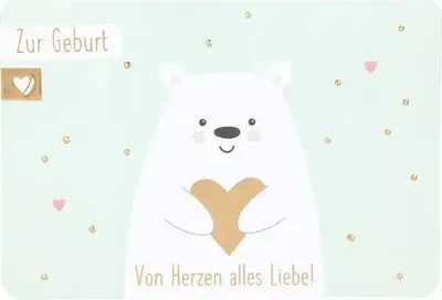 Produktbild von Klappkarte Kunterbunt Motiv 7, Depesche
