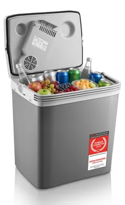 Produktbild von TZS First Austria - Kühlbox 25L elektrisch 12V 230V Anschluss für Auto & Steckdose - Thermoelektrisch - Schwarz
