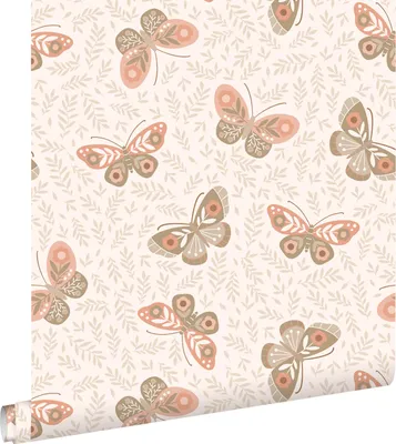 Zdjęcie produktu dla ESTAhome Tapeta motyle beżowym 50 x 900 cm