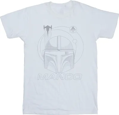 Produktbild von Star Wars - "The Mandalorian" T-Shirt für Herren BI47422 (3XL) (Weiß)
