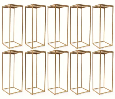 Immagine prodotto di Supporto in metallo per fiori - Porta fiori - Base per fiori - Supporto per vasi da fiori - Decorazione floreale
