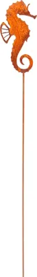 Produktbild von Rost Gartenstecker Seepferdchen 67 cm Maritime Gartendeko Rostdeko Metall Deko