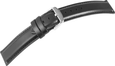 Produktbild von Echtleder Uhrenarmband, schwarz, 12 - 22 mm