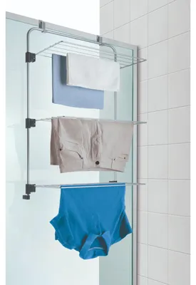 Zdjęcie produktu dla Metaltex - suszarka do bielizny "Gale" z możliwością montażu na drzwiach, długość 11 metrów, zestaw 2 sztuk
