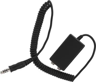 Image de Câble adaptateur pour avion de 150 cm pour casque de pilote