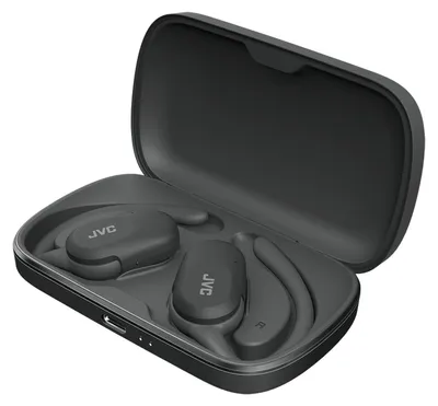 Produktbild von JVC HA-NP40T, True Wireless Stereo (TWS), 20 - 20000 Hz, Anrufe/Musik, Kopfhörer, Schwarz