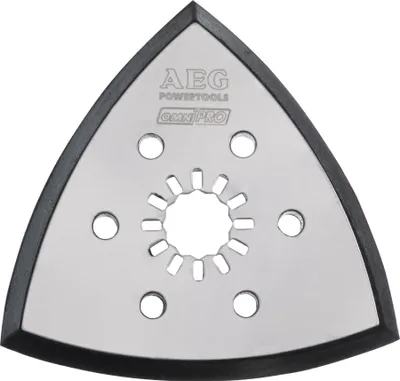 Produktbild von AEG Schleifplatte 93 x 93 mm für OMNI PRO Universalaufnahme, Lieferumfang 1 Stück