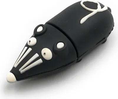 Produktbild von Onlineworld2013 Maus Stinktier Skunk Stinkmarder schwarz Funny USB Stick 64 GB USB 3.0