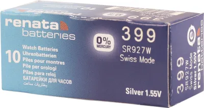Produktbild von RENATA Silberoxid-Knopfzellen, 0% Quecksilber, 10 Stk., R301-R399