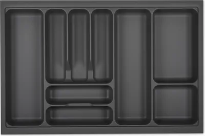 Produktbild von ORGA-BOX I Besteckeinsatz 719 x 473 oriongrau mit Perlstruktur - Anti-Rutsch für Blum Tandembox Antaro / Intivo u. ModernBox im 80er Schrank