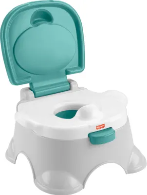 Image de Fisher-Price Pot 3 en 1, anneau de toilette d'entraînement et repose-pieds