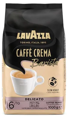 Produktbild von Lavazza Caffè Crema Barista Delicato, 1 kg, Espresso, Medium geröstet, 6/10, 1 Stück(e), 231 mm