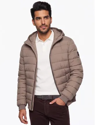Produktbild von BOSS Orange Winterjacke Odenis braun einfarbig
