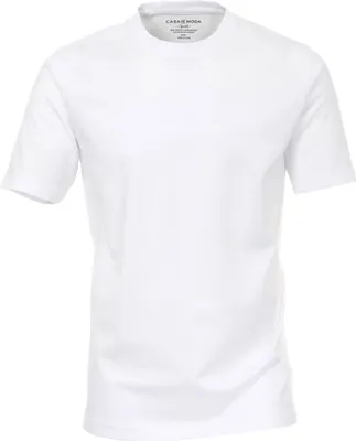 Produktbild von CASAMODA Herren T-Shirt Kurzarm Regular-Fit Weiß 5XL