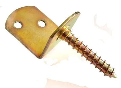 Produktbild von PROFI bunt chromatiert 32 mm Flechtzaunbeschlag Winkel, Zaunmontagezubehoer, Befestigung fuer Zaeune und Sichtschutzelemente, Einfache Montage, Langlebig