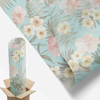 Zdjęcie produktu dla Folia chroniąca przed wzrokiem – 146 x 200 cm – witraż / wzór witrażowy – nieprzezroczysta i dekoracyjna – samoprzylepna folia dekoracyjna do szkła – ochrona przed promieniowaniem UV, łatwy montaż – tropikalny wzór