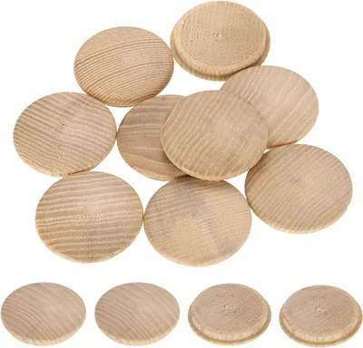 Produktbild von Holzknopfstopfen aus Hartholz, 40 mm, 20 Stück