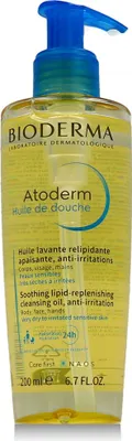 Produktbild von Bioderma 3401528519895, Öl, Reinigend, Beruhigend, trockene Haut, Empflindliche Haut, 200 ml, Flasche, Para o banho ou Douche, aplicar sobre a pele molhada. Para resultados ainda melhores, utilizar de...