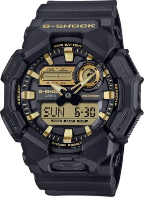 Obrázek produktu pro Pánské analogově-digitální hodinky G-SHOCK řady GA-010 s chronografem Casio-GA-010GB-1A9ER