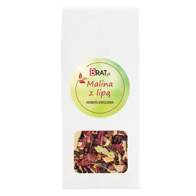 Obrázok produktu pre Ovocný čaj - malina s limetkou 50g Brat.pl