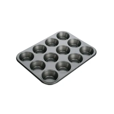 Obrázok produktu pre Tescoma 623224, Plech na muffiny, Obdĺžnikový, Plochý povrch, Čierna, 260 mm, 200 mm